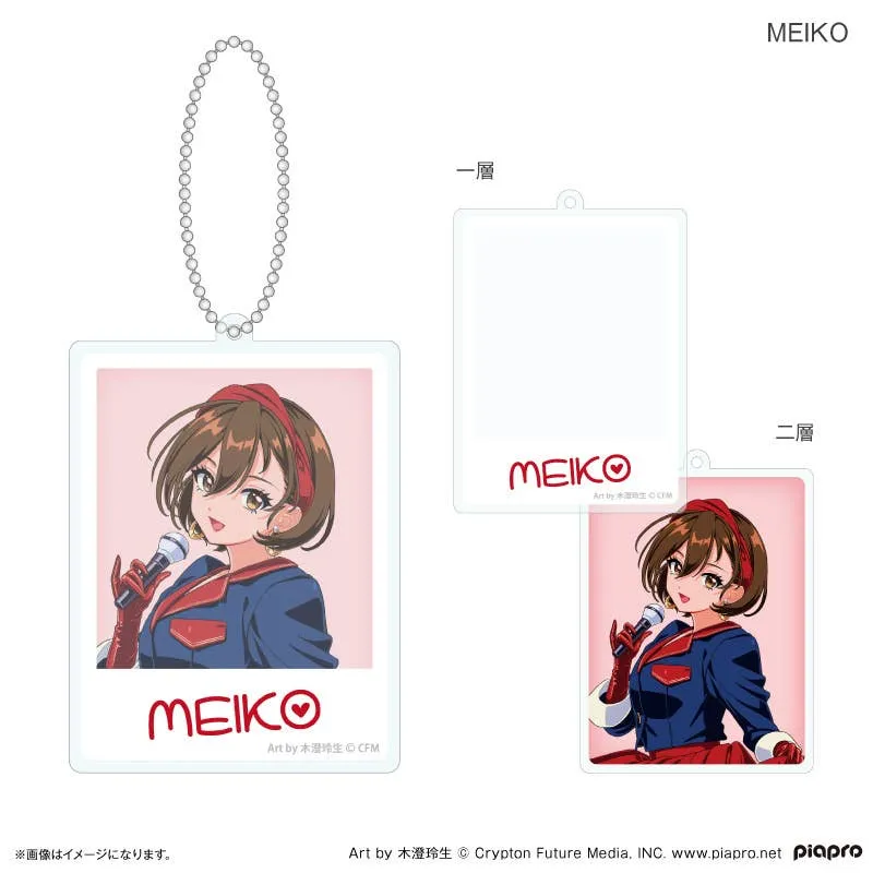 Hatsune Miku + Piapro Characters: Showa Idol Double-Layer Acrylic Keychain Meiko